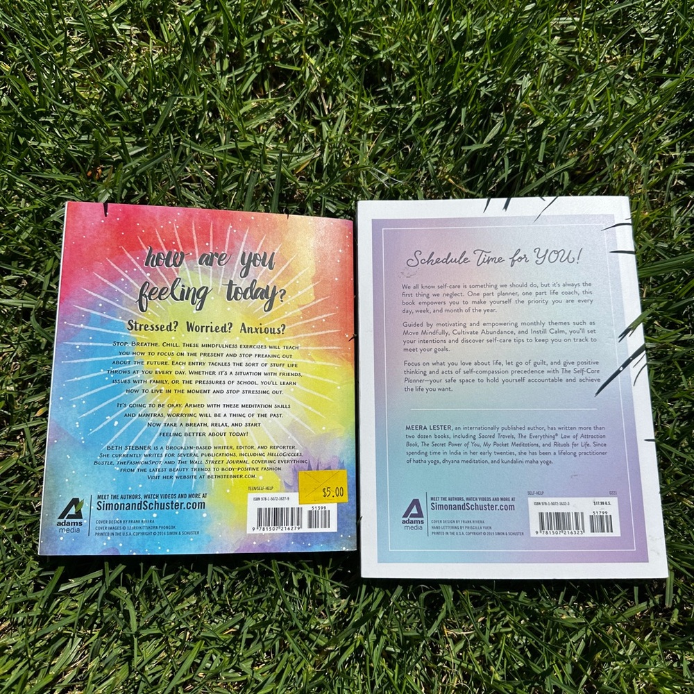 Stop. Breathe. Chill. Meditations and Self-Care Planner Books - Picture 2 of 4
